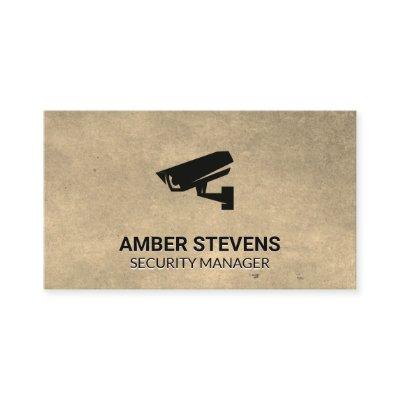 Security Camera Icon | Texture Background