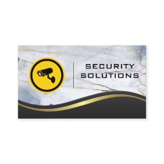 Security Camera Logo | Metal Marble