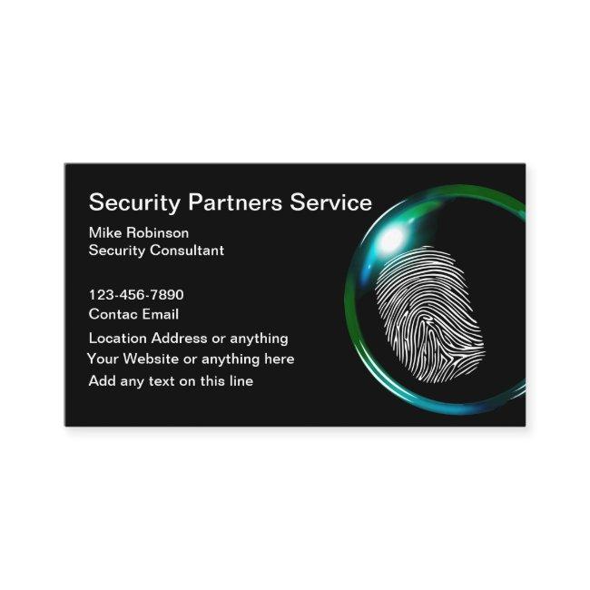 Security Services Fingerprint Detective
