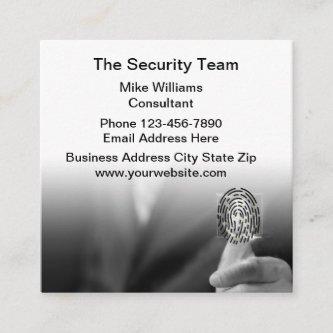 Security Services Modern Fingerprint