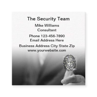 Security Services Modern Fingerprint