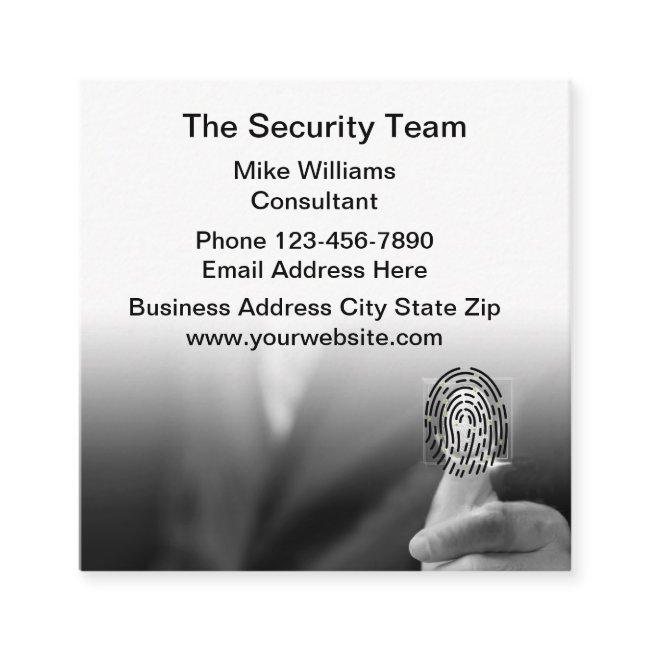 Security Services Modern Fingerprint
