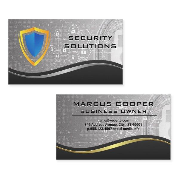 Security Shield Logo | Tech Cyber Security