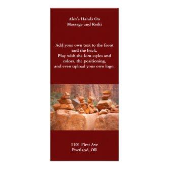 Sedona Rocks in Balance Rack Card