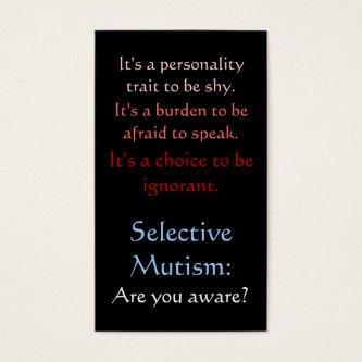 Selective Mutism Awareness