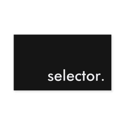 selector.
