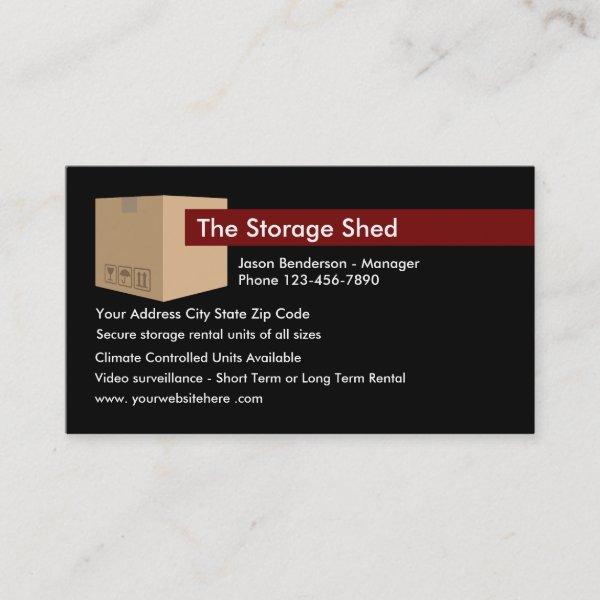Self Storage Businesscards