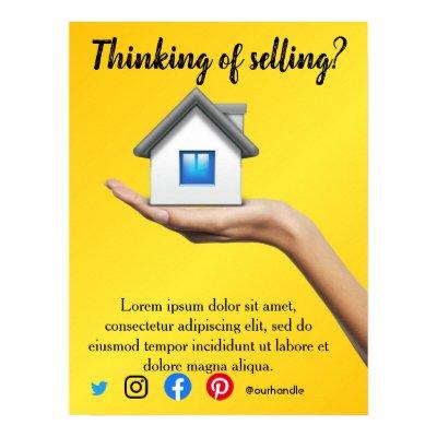 selling mailer referral real estate marketing sell poster