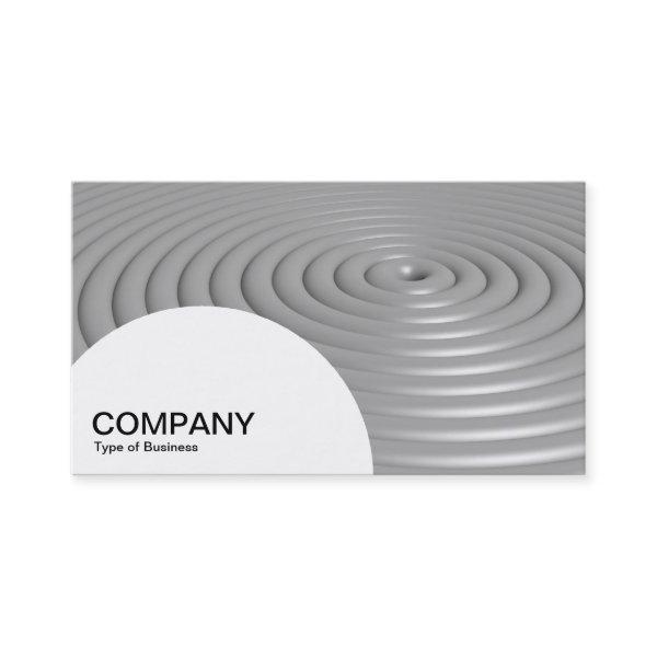 Semi-circle Panel - Concentric Rings - Gray