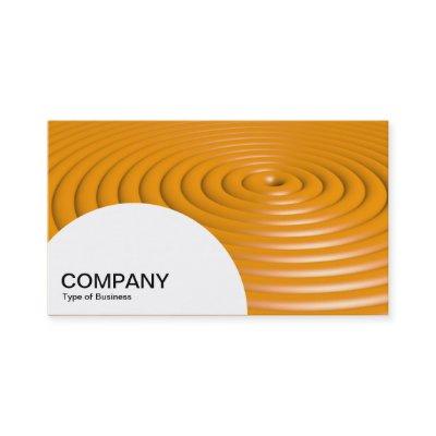 Semi-circle Panel - Concentric Rings - Orange