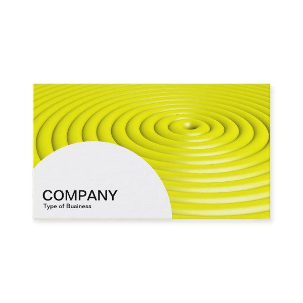 Semi-circle Panel - Concentric Rings - Yellow