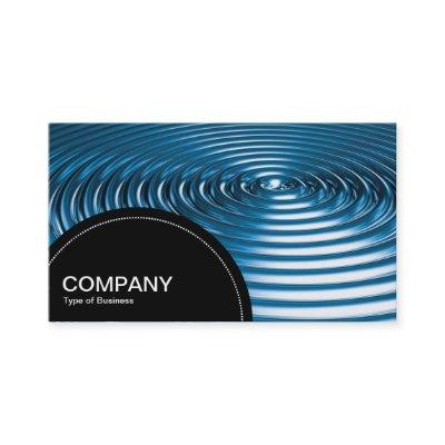 Semi-circle Panel (dots) - Concentric - BlueChrome