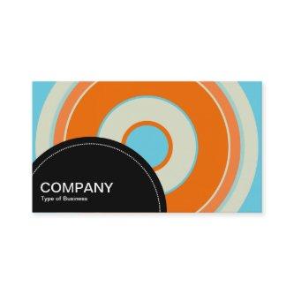 Semi-circle Panel (dots) - Concentric circles 03