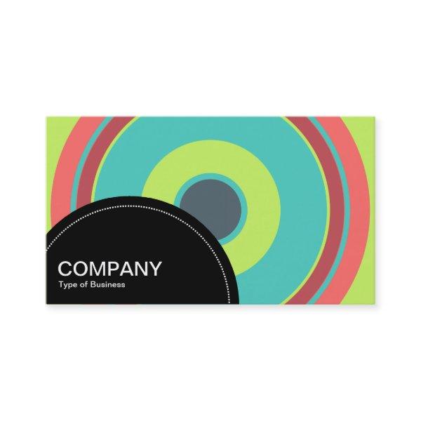 Semi-circle Panel (dots) - Concentric circles 04