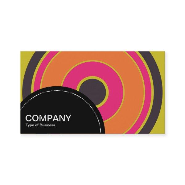 Semi-circle Panel (dots) - Concentric circles 06
