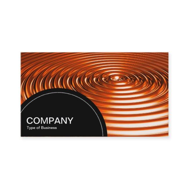 Semi-circle Panel (dots) - Concentric - Orange Chr