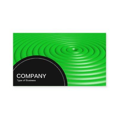 Semi-circle Panel (dots) - Concentric Rings - Grn