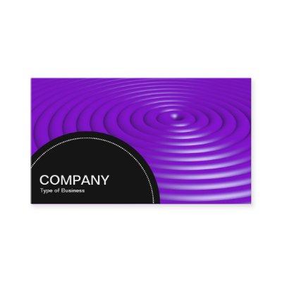Semi-circle Panel (dots) - Concentric Rings - Purp