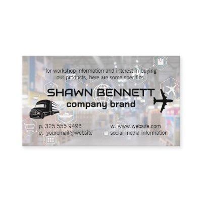 Semi Truck | Aircraft | Logistics Shipping Network