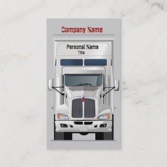 Semi Truck Business Profile Card