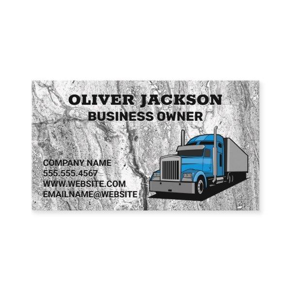 Semi Truck | Concrete Rock Texture