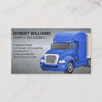 Semi Truck | Trailer Haul | Logistics Appointment Card