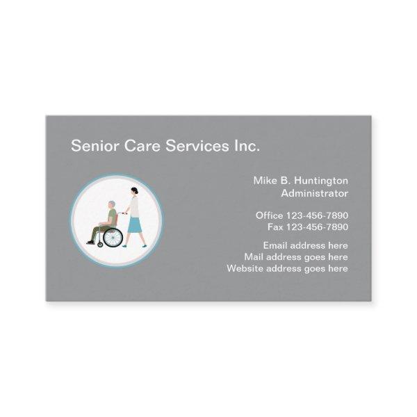 Senior Care Services Medical Logo Template