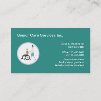 Senior Care Services Medical Logo Template