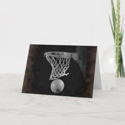 Sepia Basketball Card