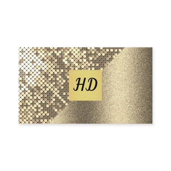 Sequin and Glitter / Gold Lux