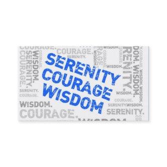 Serenity Courage Wisdom Word Collage