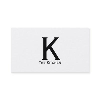 Serif Type Monogram (variation)