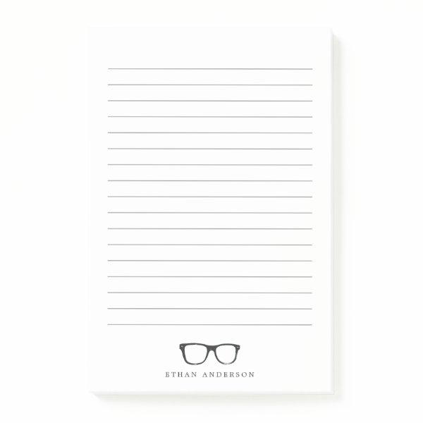 Serious Spectacles | Lined Post-it Notes