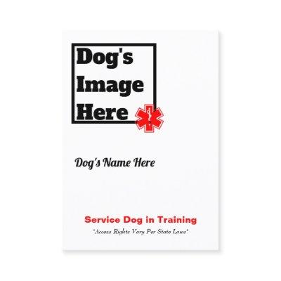 Service Dog in Training Trading Card