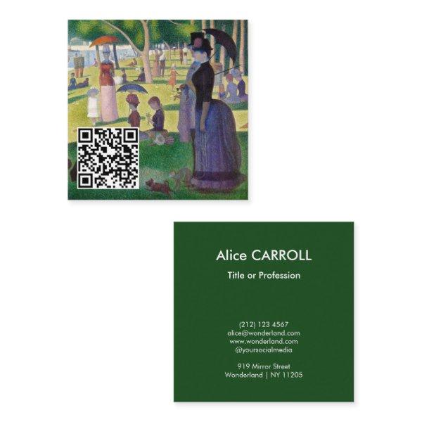 Seurat - A Sunday on La Grande Jatte - QR Code Square