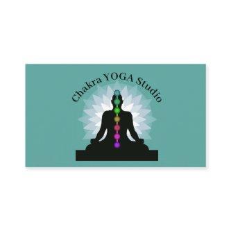Seven Chakras Yoga Position Design