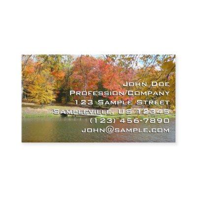 Seven Springs Fall Bridge III Autumn Landscape