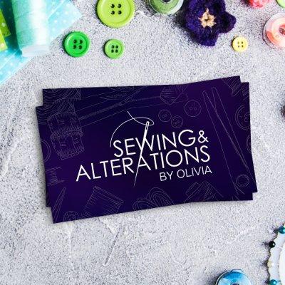 Sewing and Alterations - Line Art