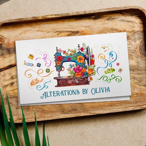 Sewing and Alterations - Vintage Style Art