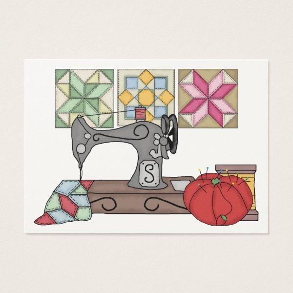 Sewing Gift Enclosure / Crafter Card