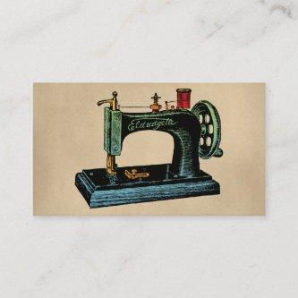 Sewing Machine Vintage Illustration