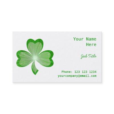 Shamrock White  side green back
