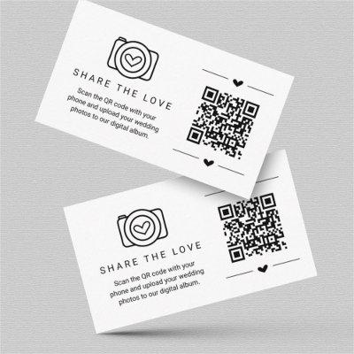 Share the Love QR Code Digital Photo Album Card