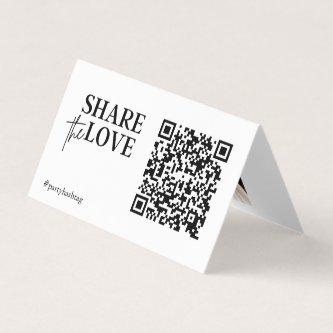 Share the Love Wedding Photos QR Code