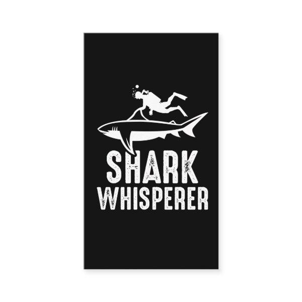 Shark Whisperer Scuba Diving Ocean Diver