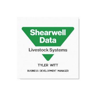Shearwell Data Livestock Systems Logo Canvas Print