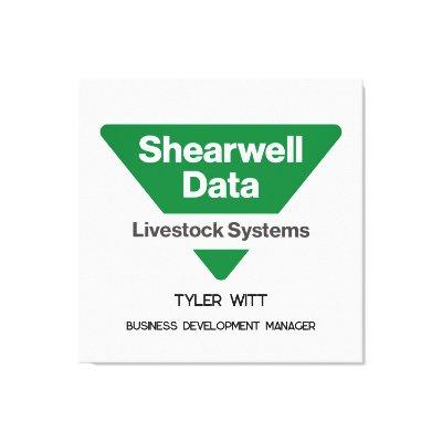 Shearwell Data Livestock Systems Logo Canvas Print