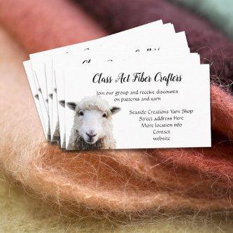 Sheep Face Custom Yarn Fiber Craft Shop