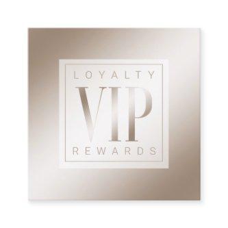Sheer Elegant Luxurious Champagne Shine VIP Loyalty Card