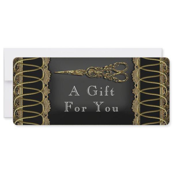 Sheer Hazelhurst Scissor Salon Gift Certificate Announcement